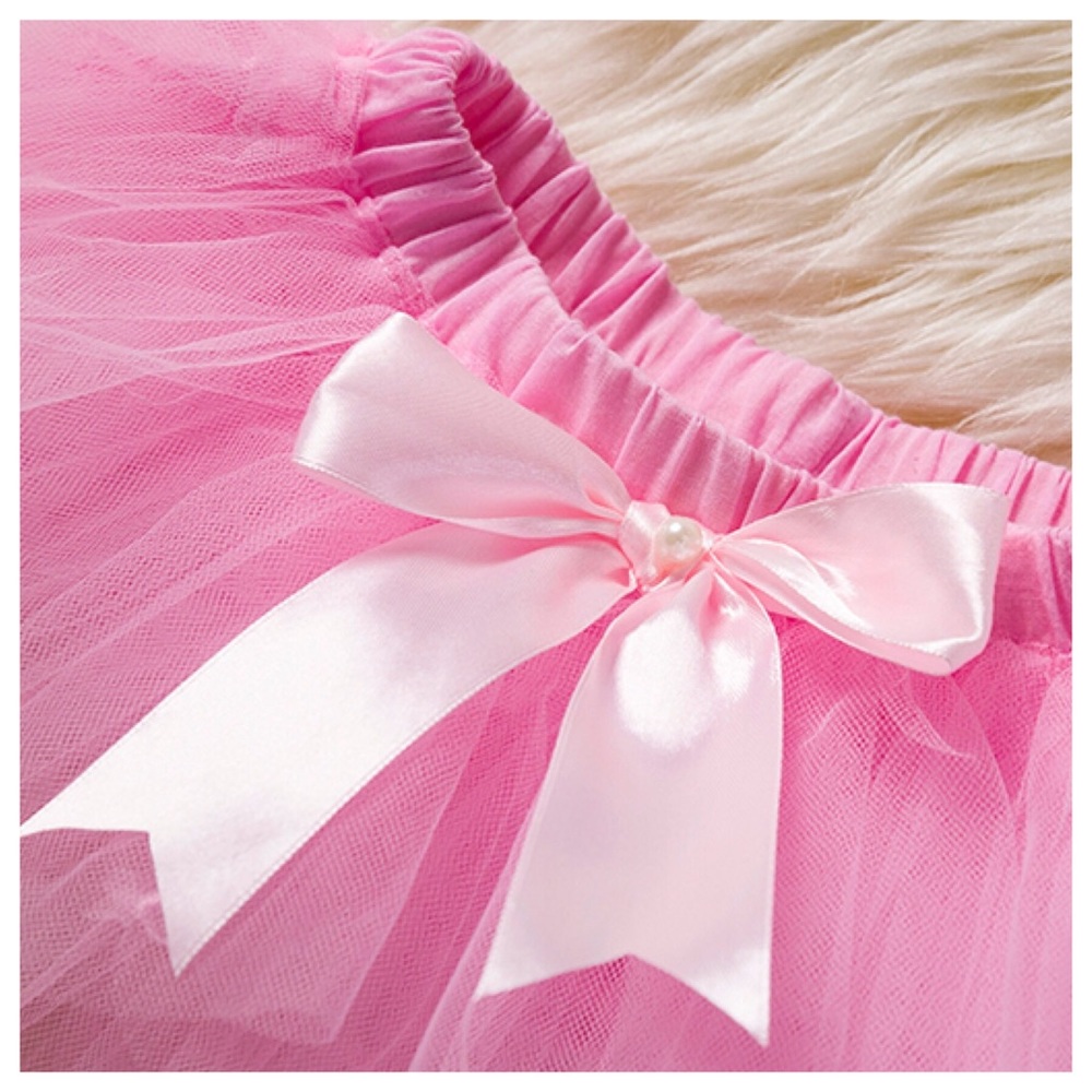 1st Birthday Outfit Onesie Tulle Skirt & Headband - Picture 3 of 8